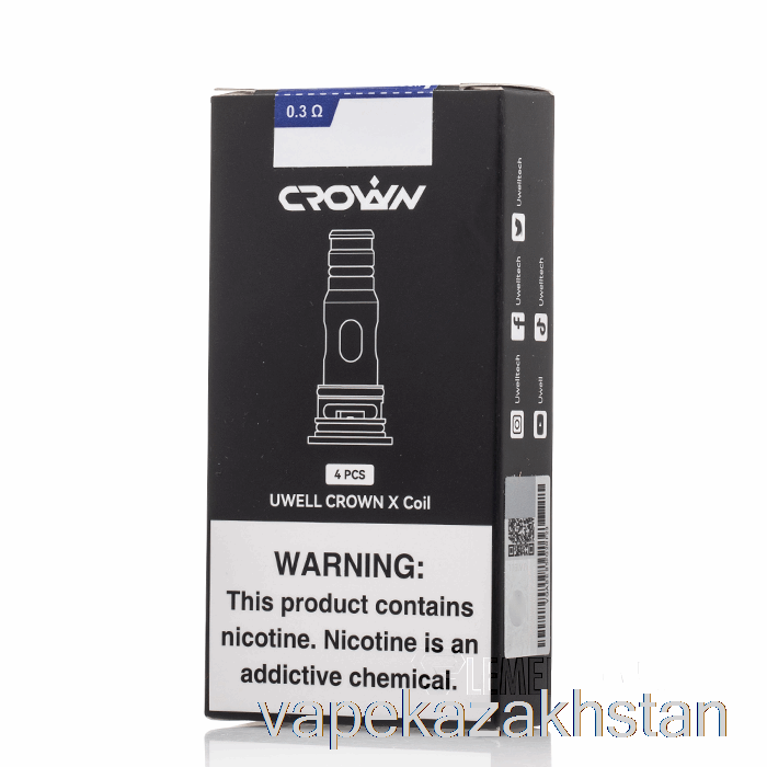 Vape Disposable Uwell Crown X Replacement Coils 0.3ohm Crown X Coils